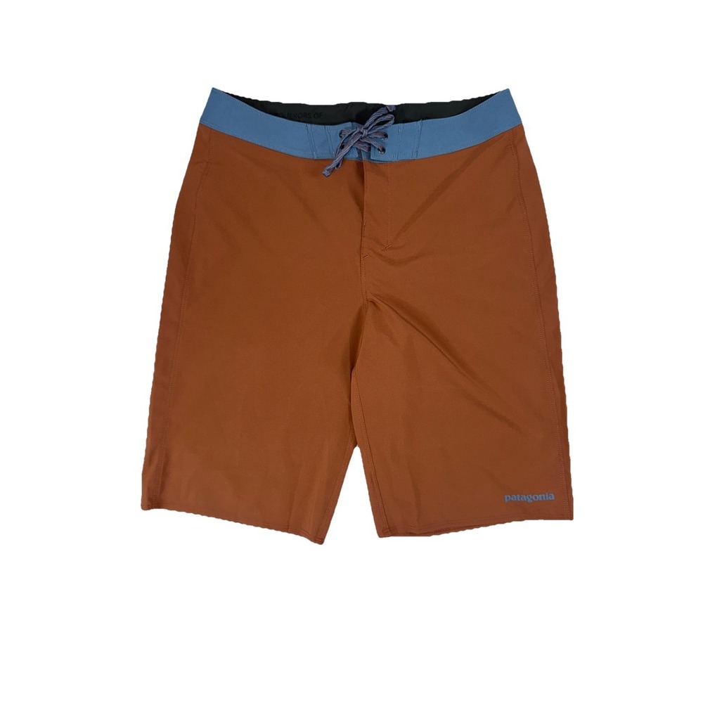 Patagonia Men's Hydropeak Boardshorts‎ 21" Sisu Brown Blue Trim 29" Waist NWOT